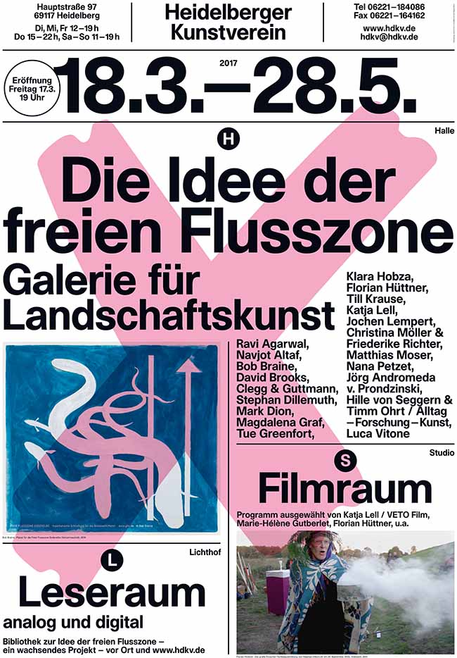 Freie-Flusszone HDKV Heidelberger-Kunstverein Galerie fuer Landschaftskunst 2017 Plakat 650b.jpg